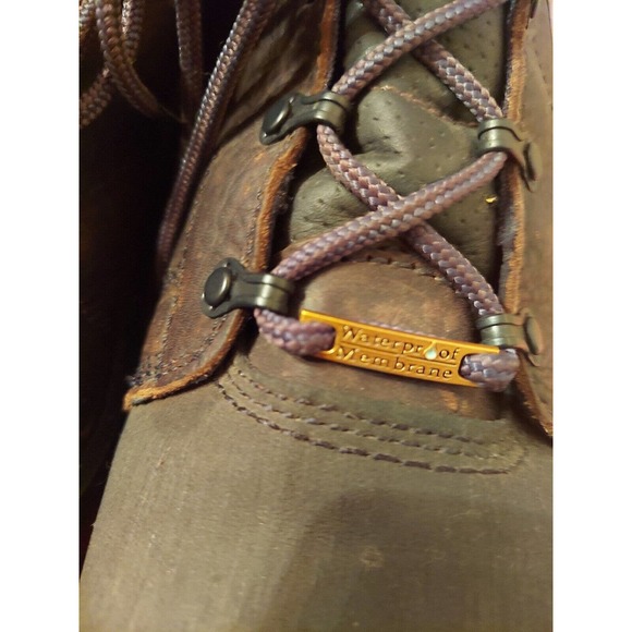Timberland Pro Men\'s Steel Toe Black And Brown Leather Boots. 14 M. Very Good . main image 4